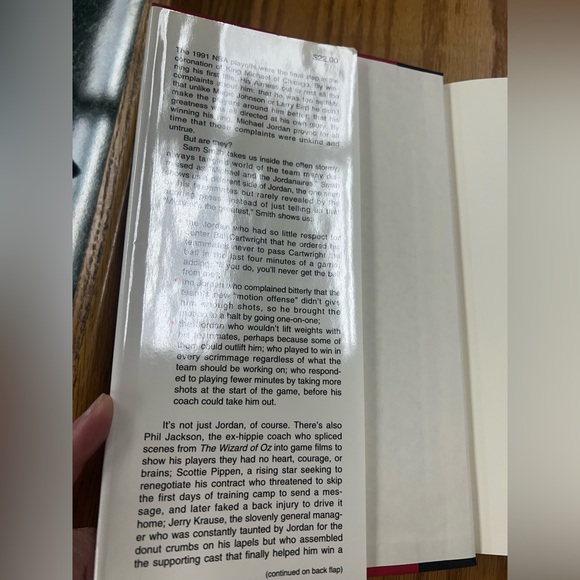 The Jordan Rules hardcover book, Michael Jordan, Chicago Bulls, basketball - Picture 3 of 4